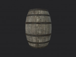 old barrel 3D Модель