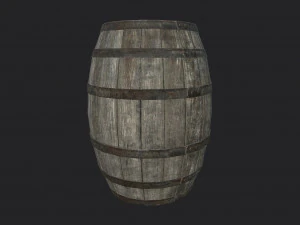 vieux tonneau Modèle 3D