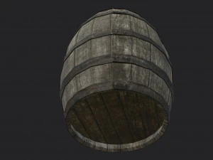 vieux tonneau Modèle 3D