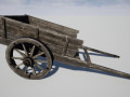 Oldl Cart 3D Model