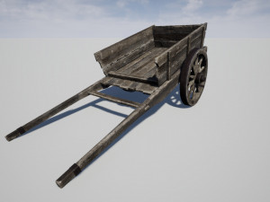 oldl cart 3D Model