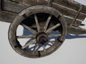 oldl cart 3D Model