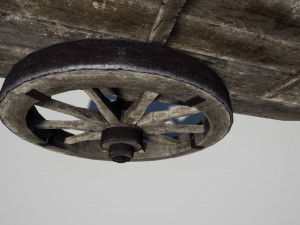 oldl cart 3D Model