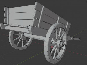 oldl cart 3D Model