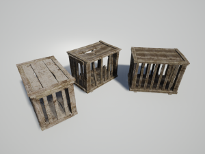 medieval cage collection 3D 모델