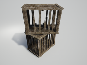 medieval cage collection 3D 모델