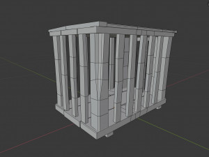 medieval cage collection 3D 모델