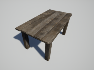 old table 3D Model
