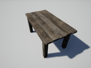 old table 3D Модель