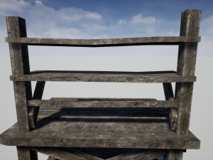 old carpenter table Model 3D