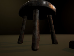 medieval furniture collection Model 3D
