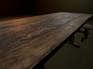 medieval furniture collection Model 3D