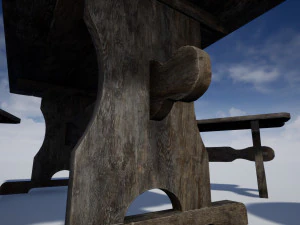 medieval furniture collection 3D Model