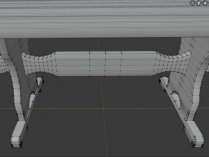 medieval furniture collection Model 3D
