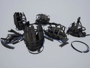 barrel debris collection 3D Model