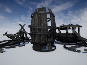 barrel debris collection 3D Модель
