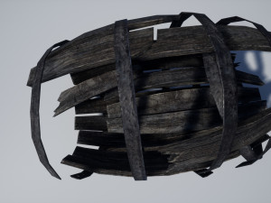 barrel debris collection 3D Модель