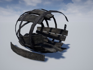 barrel debris collection 3D Модель