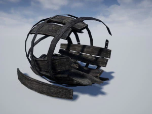 barrel debris collection 3D Model
