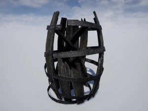 barrel debris collection 3D Model
