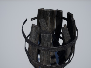 barrel debris collection 3D Модель