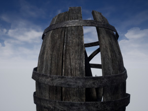 barrel debris collection 3D Модель