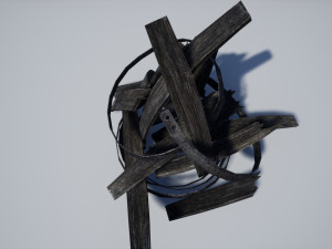 barrel debris collection 3D Модель