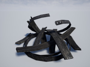 barrel debris collection 3D Модель