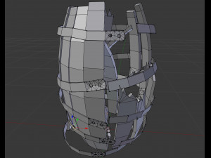 barrel debris collection 3D Модель