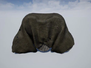 covered barrels 3D Model