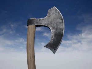 axe stump set 3D Model