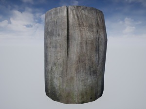 axe stump set 3D Модель