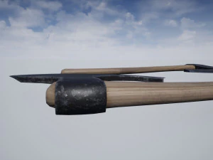 axe stump set 3D Model