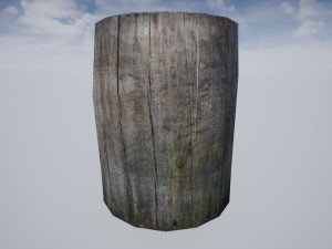 axe stump set 3D Модель