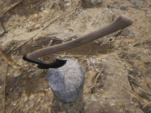 axe stump set 3D Модель