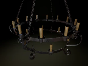 medieval chandelier 3D Model