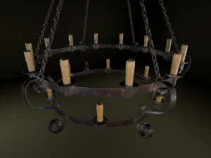 medieval chandelier 3D Model