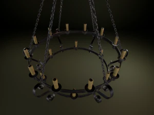 medieval chandelier 3D Model