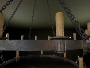 medieval chandelier 3D Model