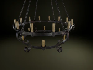 medieval chandelier 3D Model