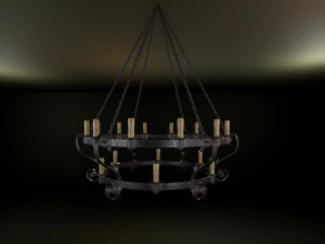 medieval chandelier 3D Model