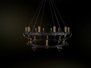 medieval chandelier 3D Model