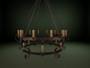 medieval chandelier 3D Model