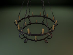 medieval chandelier 3D Model