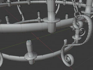 medieval chandelier 3D Model