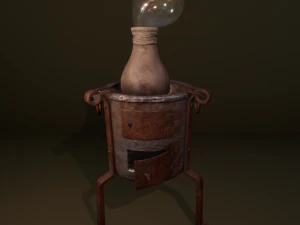 alchemical stove set 3D Model