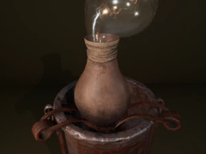 alchemical stove set 3D Model