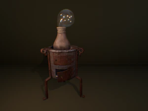 alchemical stove set 3D Model