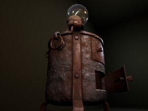 alchemical stove set Modello 3D