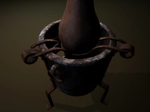 alchemical stove set 3D Model